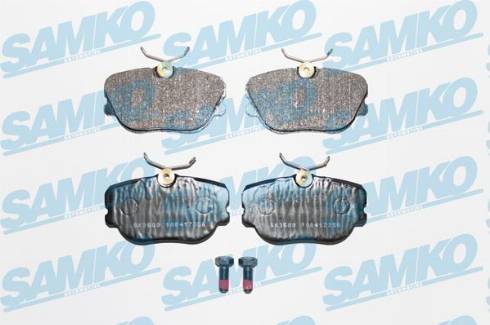 Samko 5SP356 - Kit de plaquettes de frein, frein à disque cwaw.fr