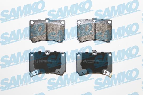 Samko 5SP366 - Kit de plaquettes de frein, frein à disque cwaw.fr