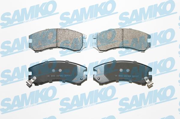 Samko 5SP363 - Kit de plaquettes de frein, frein à disque cwaw.fr