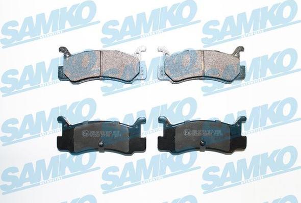 Samko 5SP367 - Kit de plaquettes de frein, frein à disque cwaw.fr