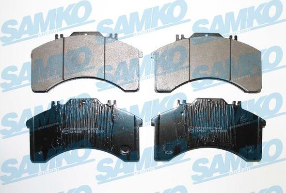 Samko 5SP309 - Kit de plaquettes de frein, frein à disque cwaw.fr