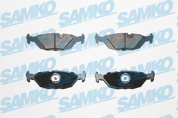 Samko 5SP306 - Kit de plaquettes de frein, frein à disque cwaw.fr