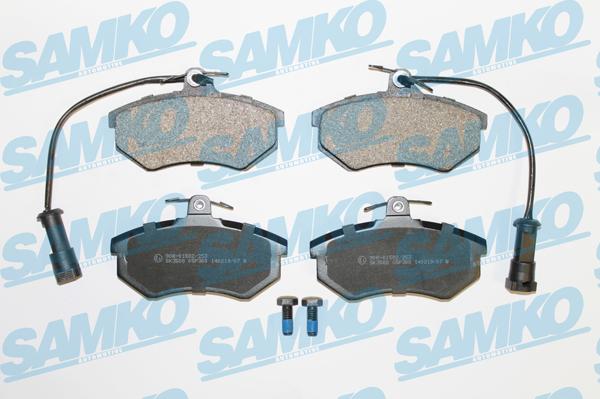 Samko 5SP300 - Kit de plaquettes de frein, frein à disque cwaw.fr