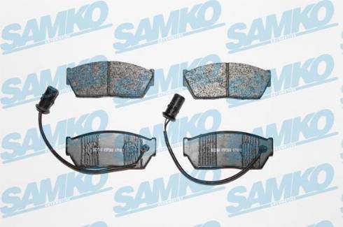 Samko 5SP308 - Kit de plaquettes de frein, frein à disque cwaw.fr