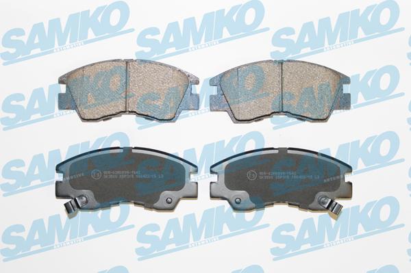 Samko 5SP315 - Kit de plaquettes de frein, frein à disque cwaw.fr