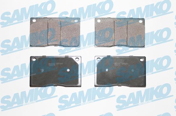 Samko 5SP386 - Kit de plaquettes de frein, frein à disque cwaw.fr