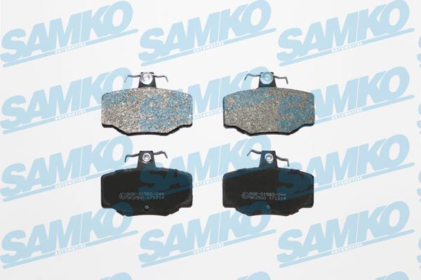 Samko 5SP387 - Kit de plaquettes de frein, frein à disque cwaw.fr