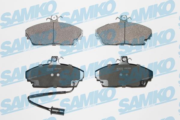 Samko 5SP339 - Kit de plaquettes de frein, frein à disque cwaw.fr