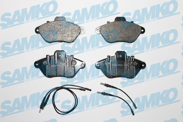 Samko 5SP328 - Kit de plaquettes de frein, frein à disque cwaw.fr