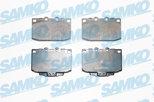 Samko 5SP323 - Kit de plaquettes de frein, frein à disque cwaw.fr