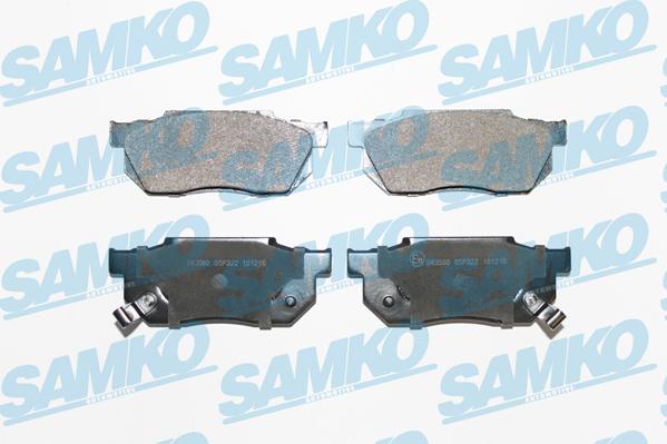 Samko 5SP322 - Kit de plaquettes de frein, frein à disque cwaw.fr