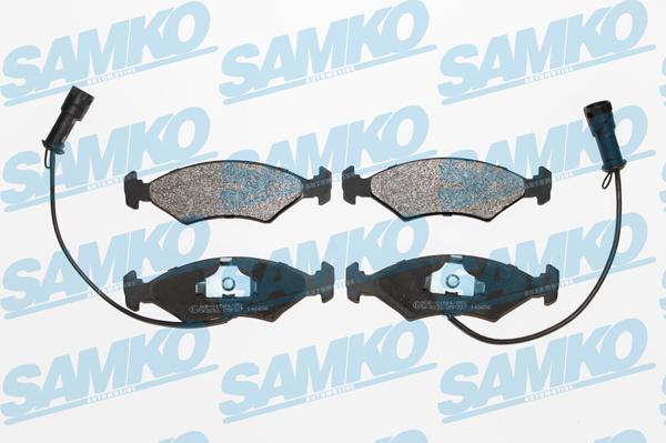 Samko 5SP327 - Kit de plaquettes de frein, frein à disque cwaw.fr