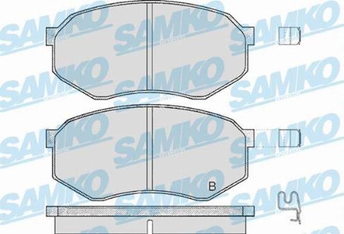 Samko 5SP374 - Kit de plaquettes de frein, frein à disque cwaw.fr