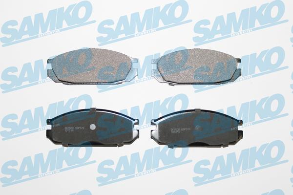 Samko 5SP376 - Kit de plaquettes de frein, frein à disque cwaw.fr