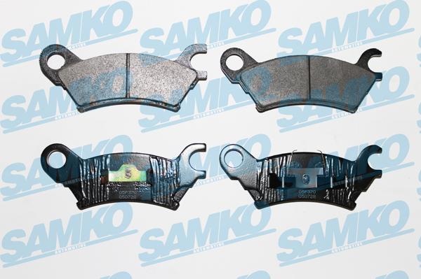 Samko 5SP370 - Kit de plaquettes de frein, frein à disque cwaw.fr