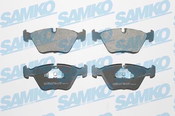 Samko 5SP296 - Kit de plaquettes de frein, frein à disque cwaw.fr