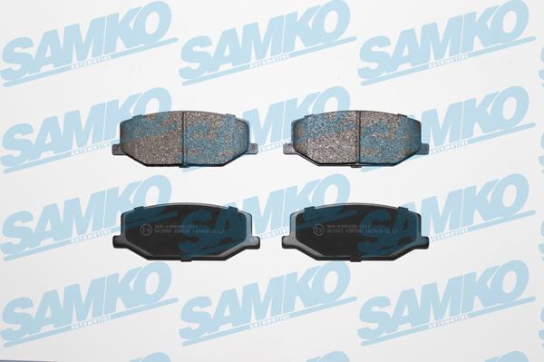 Samko 5SP290 - Kit de plaquettes de frein, frein à disque cwaw.fr