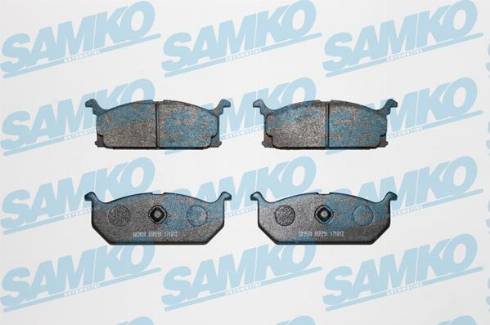 Samko 5SP291 - Kit de plaquettes de frein, frein à disque cwaw.fr