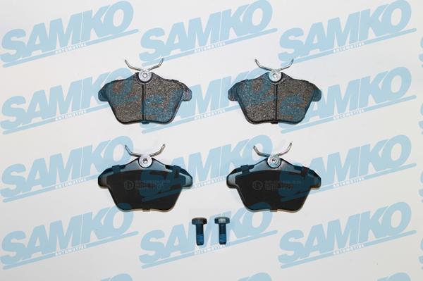 Samko 5SP298 - Kit de plaquettes de frein, frein à disque cwaw.fr