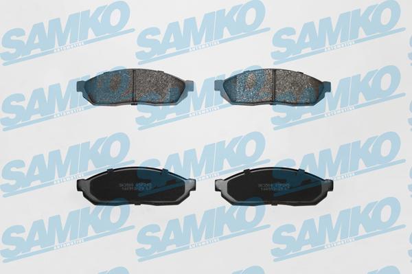 Samko 5SP245 - Kit de plaquettes de frein, frein à disque cwaw.fr