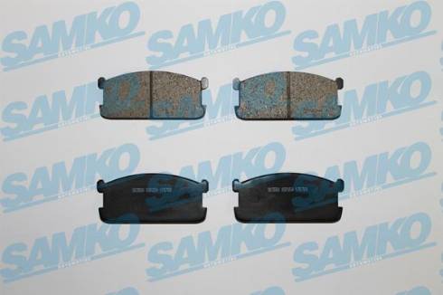 Samko 5SP254 - Kit de plaquettes de frein, frein à disque cwaw.fr