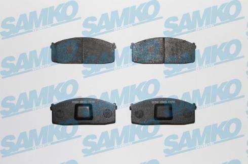 Samko 5SP255 - Kit de plaquettes de frein, frein à disque cwaw.fr