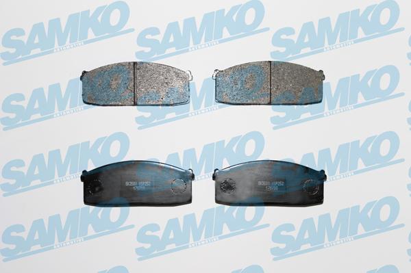 Samko 5SP252 - Kit de plaquettes de frein, frein à disque cwaw.fr