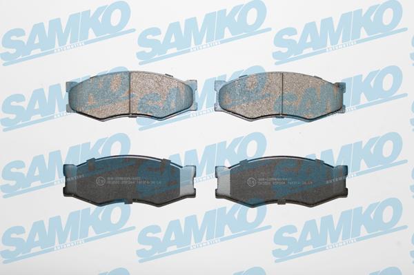 Samko 5SP264 - Kit de plaquettes de frein, frein à disque cwaw.fr