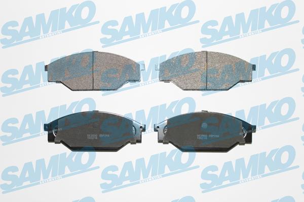 Samko 5SP266 - Kit de plaquettes de frein, frein à disque cwaw.fr