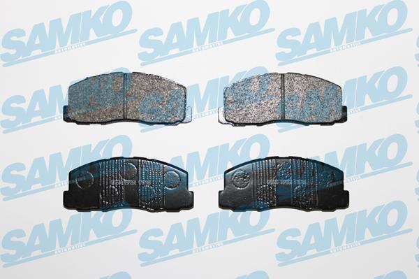 Samko 5SP260 - Kit de plaquettes de frein, frein à disque cwaw.fr