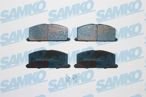 Samko 5SP268 - Kit de plaquettes de frein, frein à disque cwaw.fr