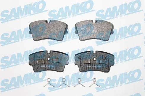 Samko 5SP262 - Kit de plaquettes de frein, frein à disque cwaw.fr