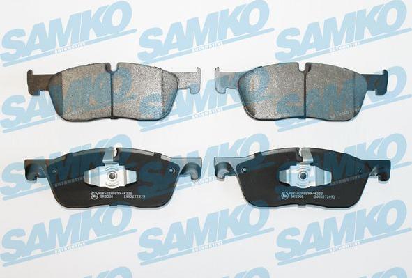 Samko 5SP2095 - Kit de plaquettes de frein, frein à disque cwaw.fr