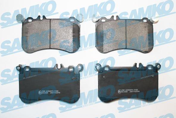 Samko 5SP2090 - Kit de plaquettes de frein, frein à disque cwaw.fr