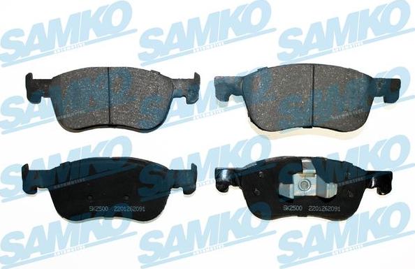 Samko 5SP2091 - Kit de plaquettes de frein, frein à disque cwaw.fr