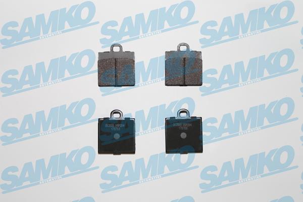 Samko 5SP204 - Kit de plaquettes de frein, frein à disque cwaw.fr