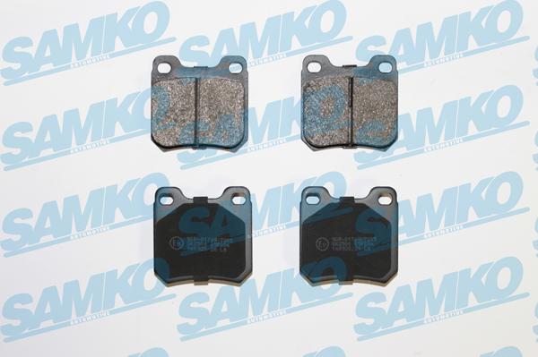 Samko 5SP206 - Kit de plaquettes de frein, frein à disque cwaw.fr