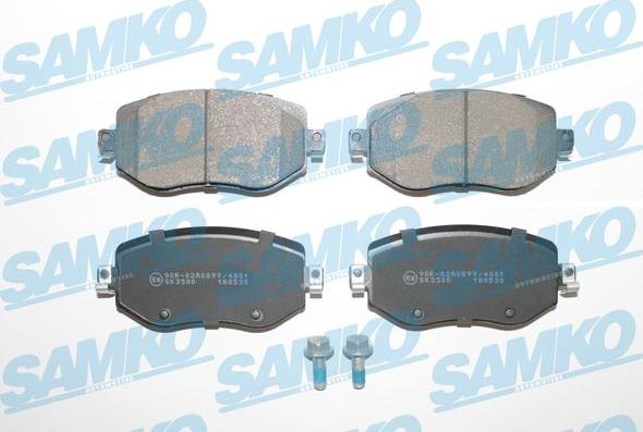 Samko 5SP2005 - Kit de plaquettes de frein, frein à disque cwaw.fr