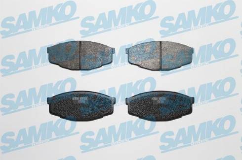 Samko 5SP200 - Kit de plaquettes de frein, frein à disque cwaw.fr