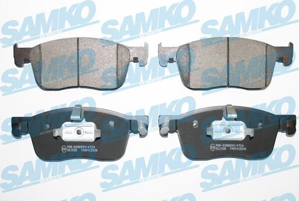 Samko 5SP2030 - Kit de plaquettes de frein, frein à disque cwaw.fr