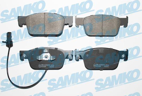 Samko 5SP2038 - Kit de plaquettes de frein, frein à disque cwaw.fr