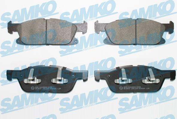 Samko 5SP2026 - Kit de plaquettes de frein, frein à disque cwaw.fr