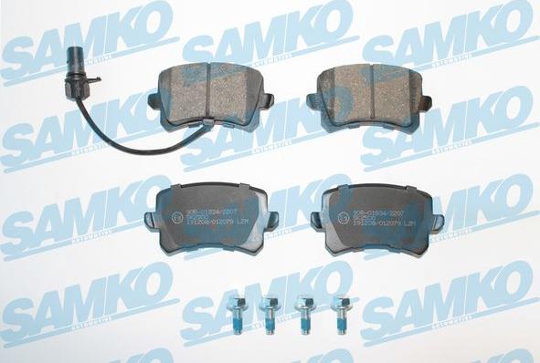 Samko 5SP2079 - Kit de plaquettes de frein, frein à disque cwaw.fr