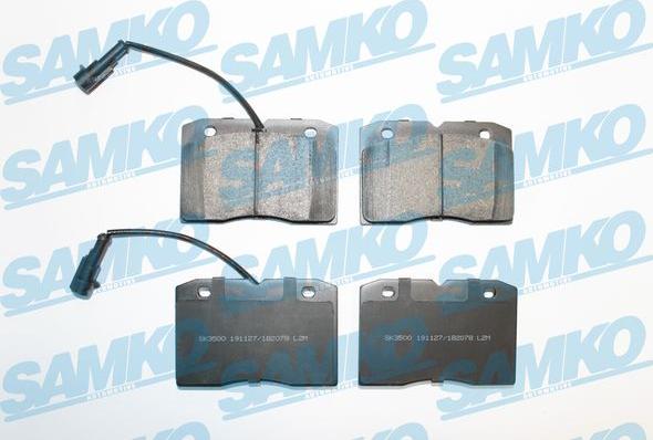 Samko 5SP2078 - Kit de plaquettes de frein, frein à disque cwaw.fr