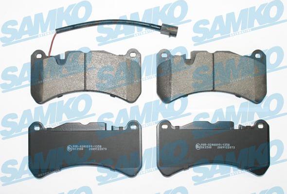 Samko 5SP2073 - Kit de plaquettes de frein, frein à disque cwaw.fr