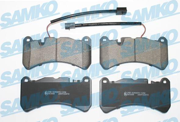 Samko 5SP2072 - Kit de plaquettes de frein, frein à disque cwaw.fr