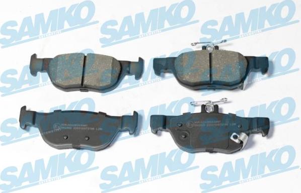 Samko 5SP2199 - Kit de plaquettes de frein, frein à disque cwaw.fr