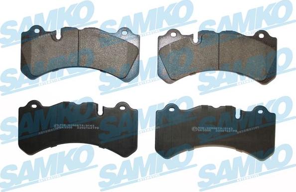 Samko 5SP2198 - Kit de plaquettes de frein, frein à disque cwaw.fr