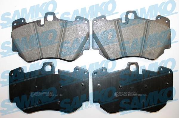 Samko 5SP2192 - Kit de plaquettes de frein, frein à disque cwaw.fr