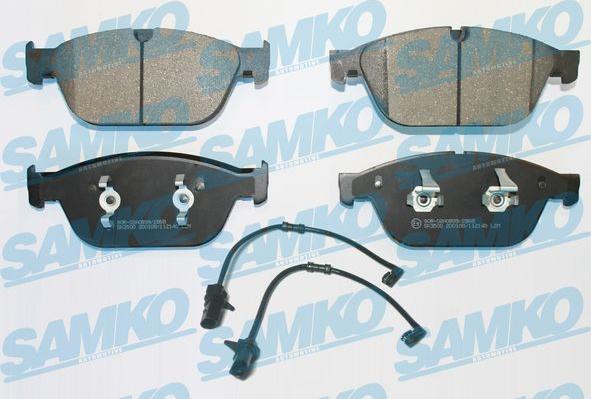 Samko 5SP2140A - Kit de plaquettes de frein, frein à disque cwaw.fr